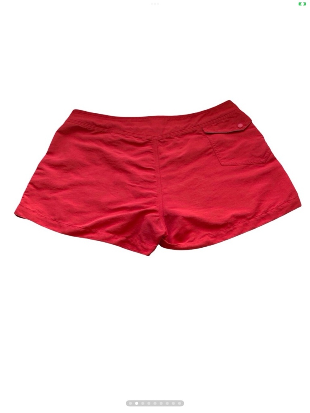 Patagonia Women's Board Shorts Size 13 Red Oval Logo Lace Up Nylon Quick Dry - Picture 11 of 11